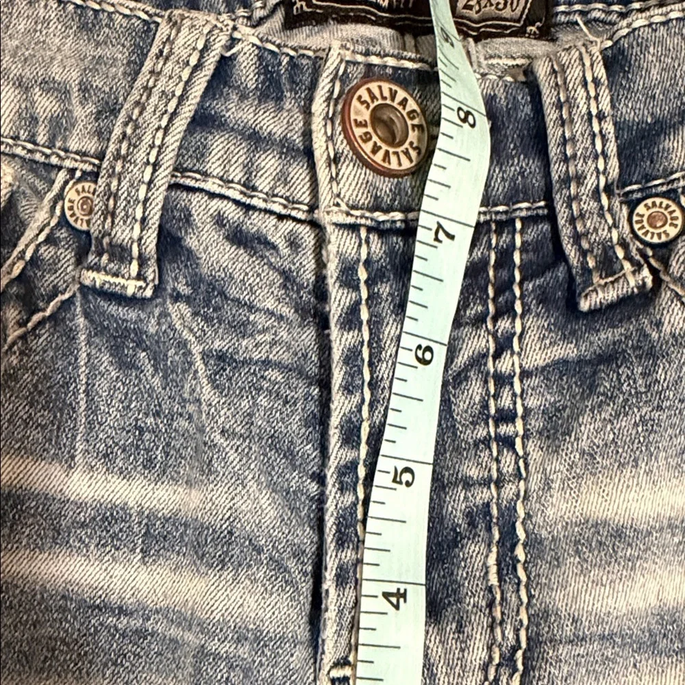 Salvage Supply Company Jeans Mens 28x30 Blue Havoc Straight Slim Fit Denim